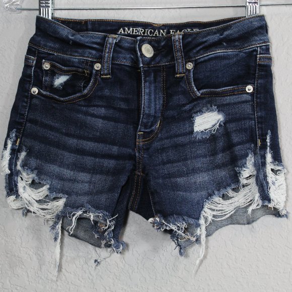 American Eagle Outfitters Pants - American Eagle Next Level Stretch Midi Jean Shorts Size 2